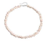 MarveBard White Puka Shell Necklace for Women Men Shell Beach Choker Necklace Bohemian Surfer Necklace Irregular Shells Choker Boho Ocean Theme Summer Necklaces Hawaiian Beach Charm Jewelry for Women