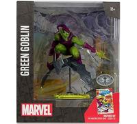 Marvel Collectible 7 Inch Statue Figure 1/10 Scale Posed Scene - Green Goblin (The Amazing Spider-Man #312) Platinum