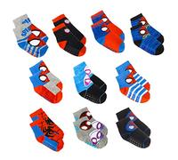 marvel 10 Pack, Socks for Toddler Boys 6-24 Months, 2T-5T, Socks Variety Pack