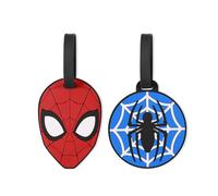 Marvel 2 Pcs Spiderman Rubber Luggage Id Tag | Acotis