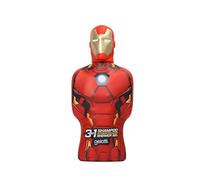 Marvel 3 in 1 Shampoo Conditioner Shower Gel, Superhero Character Shaped Bottles (Iron Man)