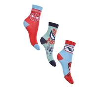 Marvel 3 Pairs of Spider-Man Socks for Boys, Set 1, 5-6 ans