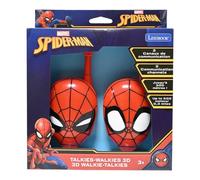 Lexibook, Spider-Man, Spider-Man 3D walkie-talkies, 500m range, 2 communication channels, Belt clip, Red, TW18SP