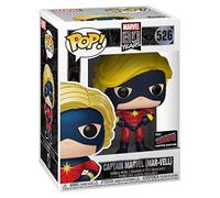 Funko MARVEL 80TH - POP VINYL FIGURES 526 CAPTAIN MARVEL (MAR-VELL) NYCC 2019 CONVENTION EXCLUSIVES