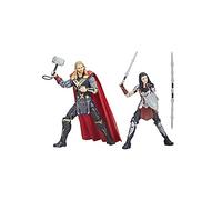 Marvel Action Figure: Thor & Sif - The Dark World | Marvel Legends Studios 6 Inch Action Figure 10th Anniversary Series - Thor & Sif #5