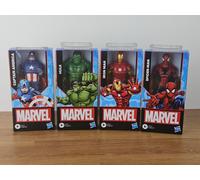 Spider-Man, Iron Man, Captain America & Hulk - 6 inch Marvel figures set of four