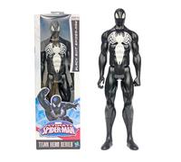 Marvel Ultimate Spiderman Black Suit Figure Titan Hero Series 12" - NEW BOXED