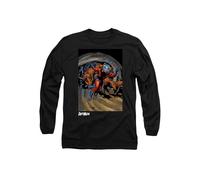 Marvel Antman Heroic Long Sleeve T-Shirt, Black Black XXL