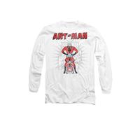 Marvel AntMan Shrinking Hero Long Sleeve T-Shirt, White | Size: XL Marvel White XL