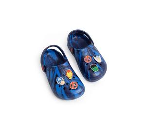Marvel Avenger Blue Multi Character Clogs Boys