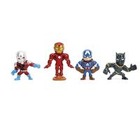 Marvel Avengers 2.5" 4-Pack Die-Cast Collectible Figures, Toys for Kids and Adults