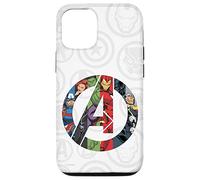 Marvel Avengers A Logo with Super Heroes Case for iPhone 12/12 Pro