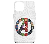 Marvel Avengers A Logo with Super Heroes Case for iPhone 13