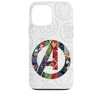 Marvel Avengers A Logo with Super Heroes Case for iPhone 13 Pro Max