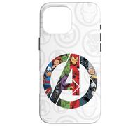 Marvel Avengers A Logo with Super Heroes Case for iPhone 16 Pro Max