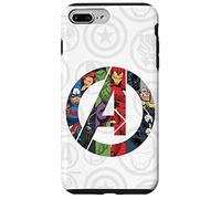 Marvel Avengers A Logo with Super Heroes Case for iPhone 7 Plus/8 Plus