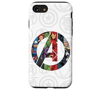 Marvel Avengers A Logo with Super Heroes Case for iPhone SE (2020) / 7/8