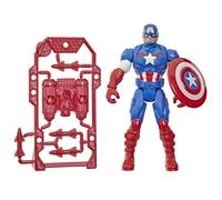 Marvel Avengers ActionVerse Captain America Action Figure & Accessories, 11.4-cm (4.5 inch) Super Hero Toys & Figures for Children, Ages 4+