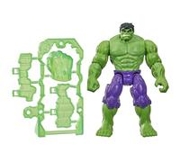 Marvel Avengers ActionVerse Hulk Action Figure & Accessories, 4.5-Inch (11.4 CM) Super Hero Toys & Figures for Children, Ages 4+, Green
