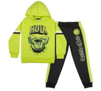 Marvel Avengers and Spider-Man Boys 2-Piece Fleece Sets, Fleece Hoodie and Pants Bundle Set for Boys (Hulk, 5/6)