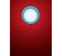 Marvel Avengers Assemble Iron Man Torso Canvas Print, Wood, Multi-Colour, 30 x 40 x 1.3 cm