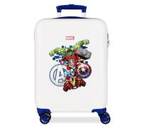 Marvel Avengers Attack Cabin Suitcase White 38x55x20cm Rigid 2.35kg Combination Lock Side ABS 2.35kg 35L Hand Luggage