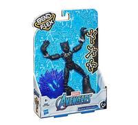 Marvel Avengers Bend And Flex Action Figure Toy, 15-cm Flexible Black Panther Figure, Includes Blast Accessory, For Children Aged 6 and Up