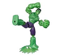 Marvel Avengers Bend And Flex Action Figure Toy, 15-cm Flexible Hulk Figure, Includes Blast Accessory, For Children Aged 6 and Up,N/A