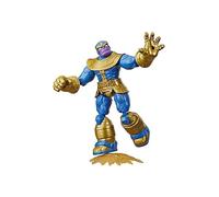 Marvel Avengers Bend And Flex Action Figure Toy, 15 cm Flexible Thanos Figure, Includes Blast Accessory, For Children Aged 6 and Up