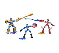 Marvel Avengers Bend and Flex Cap and Im vs Thanos Action Toy