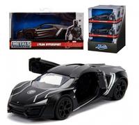Marvel Avengers Black Panther Lykan Hypersport 1:32 Scale Model Jada Toys