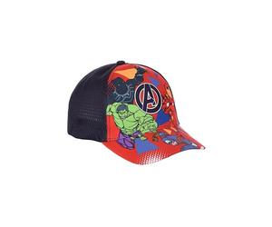 Marvel Avengers Boys Baseball Cap Hulk Design Black Panther Iron Man Captain America Gift for Kids Teens, blue navy, 6 1/2