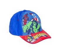 Marvel Avengers Boys Thor Captain America Hulk Spiderman Summer Cap Boys Gift for Kids, red, XS