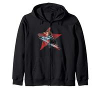 Marvel Avengers Bucky Barnes Winter Soldier Zip Hoodie