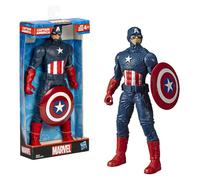 Marvel Avengers Captain America 9.5-Inch Scale Action Figure Toy Comics-Inspired Design For Ages 4 And Up