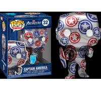Funko Pop! Art Series: Marvel Avengers - Captain America (Special Edition), One Size