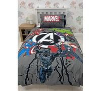 Marvel Avengers Charge Reversible Single Duvet Cover Set Multi