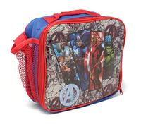 Marvel Avengers Children's Character Insulated Lunch Bag with Shoulder Strap & Mesh Side Pocket
