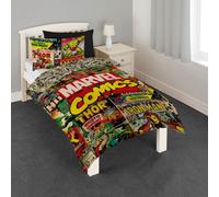Marvel Avengers Comics Duvet Cover Set Bedding Set With Pillowcase Multi Single