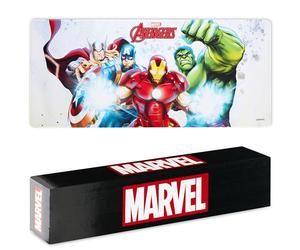 Marvel Avengers Desk Mat Large Mouse Mat 80 x 36 cm Desk Protector Mat PC Laptop Keyboard Groot Spiderman Gifts (White Avengers)