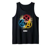 Marvel Avengers Doomsday Avengers X-Men Fantastic 4 Collide Tank Top