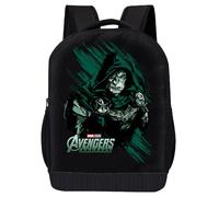 Marvel Avengers Doomsday Backpack for Kids | Avengers Bookbag Featuring Dr Doom Graphic | Toddler Travel Bag, Lightweight Backpack for School | Ages 3+