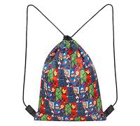 Marvel Avengers Drawstring Bag For Boys, School PE Bag, Kids Gym Sack For Sports, Swimming, Football, Gifts For Childrens