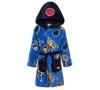 Marvel Avengers Dressing Gown For Boys Super Hero Kids Dress Up Hooded Bath Robe Blue 8 Years