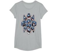 Marvel Avengers Endgame Character Group Panels Graphic Tee T-Shirt, Girls, Heather Grey, Medium