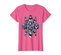 Marvel Avengers Endgame Character Group Panels Graphic Tee T-Shirt, Women, Pink Heather, 3X-Large