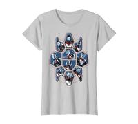 Marvel Avengers Endgame Character Group Panels Graphic Tee T-Shirt, Women, Silver Grey, X-Small
