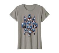 Marvel Avengers Endgame Character Group Panels Graphic Tee T-Shirt, Women, Slate Grey, X-Small