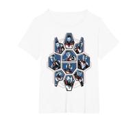 Marvel Avengers Endgame Character Group Panels Graphic Tee T-Shirt, Women's Plus, White, 5X