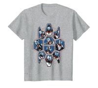 Marvel Avengers Endgame Character Group Panels Graphic Tee T-Shirt, Youth, Heather Grey, 2T